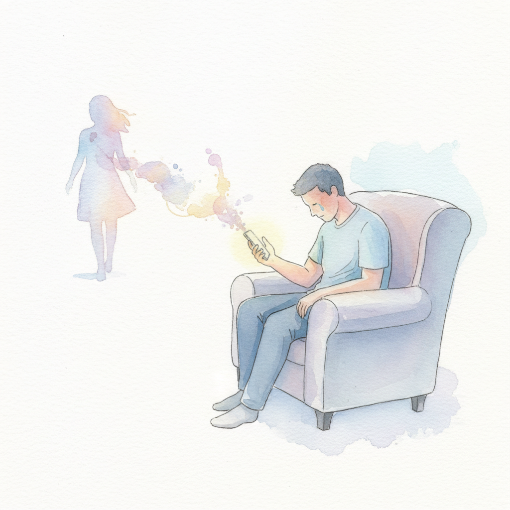 別れた後に連絡してくる男性心理【心理1】寂しさや孤独感を埋めたい