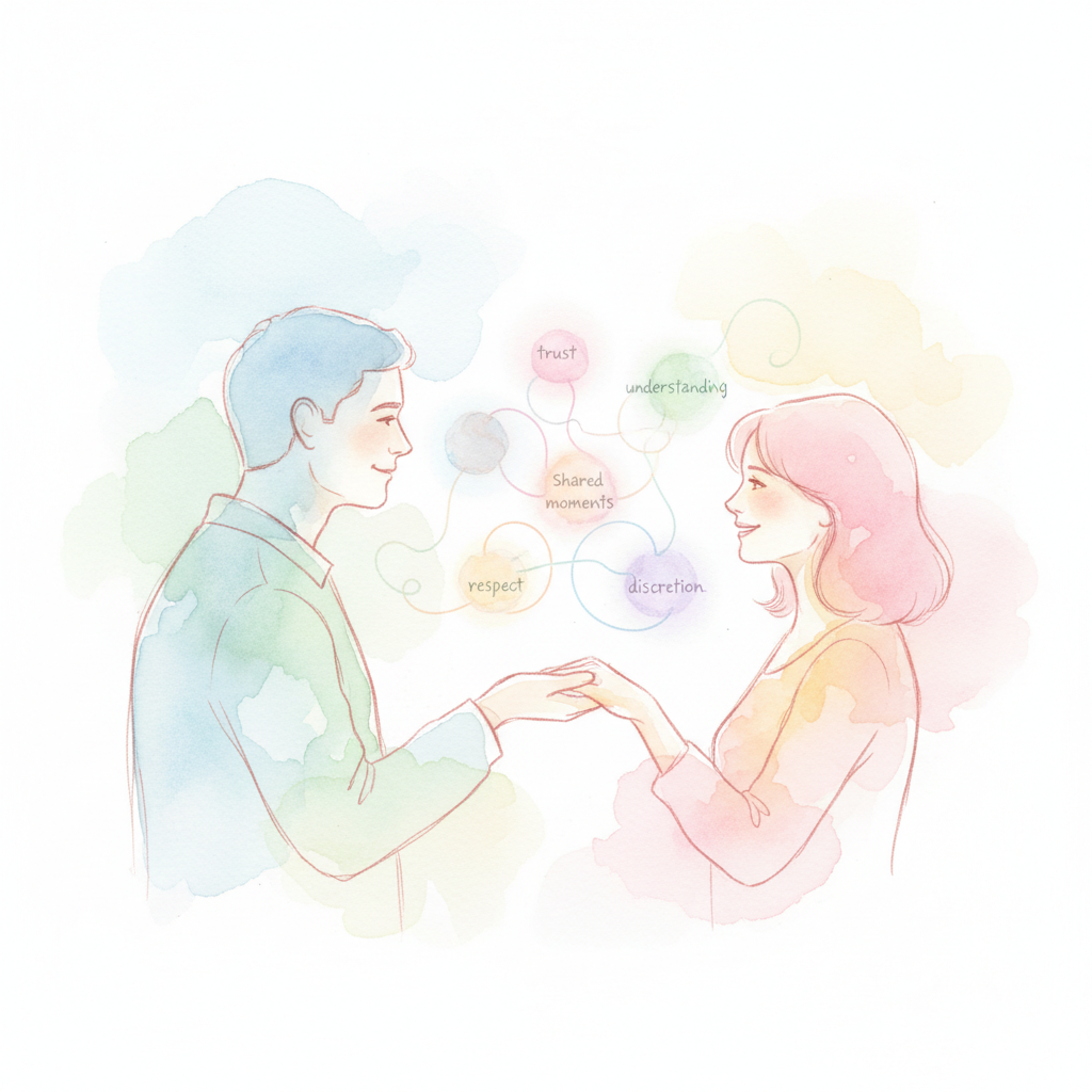 50代男性と40代女性、既婚者同士の恋愛関係で大切にすべき5つのこと