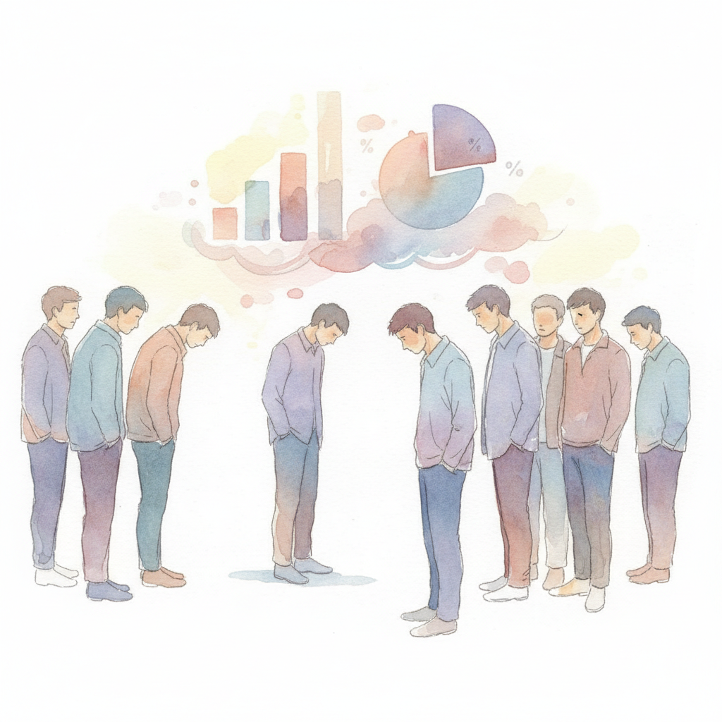 同じ悩みを抱える男性は実は多い【統計データで見る独身率】